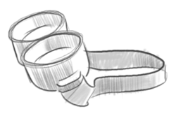A pair of goggles